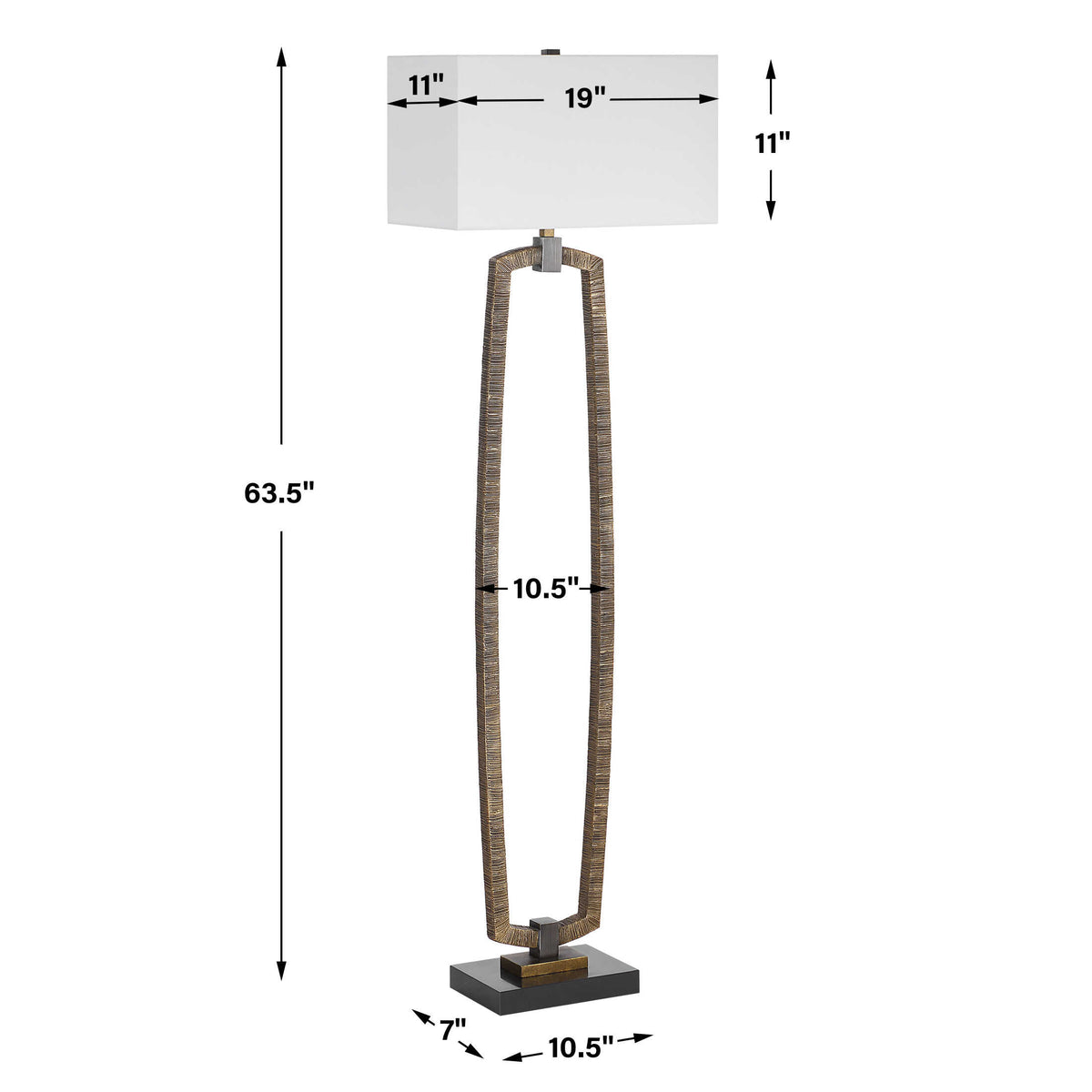 Relic Gold Floor Lamp