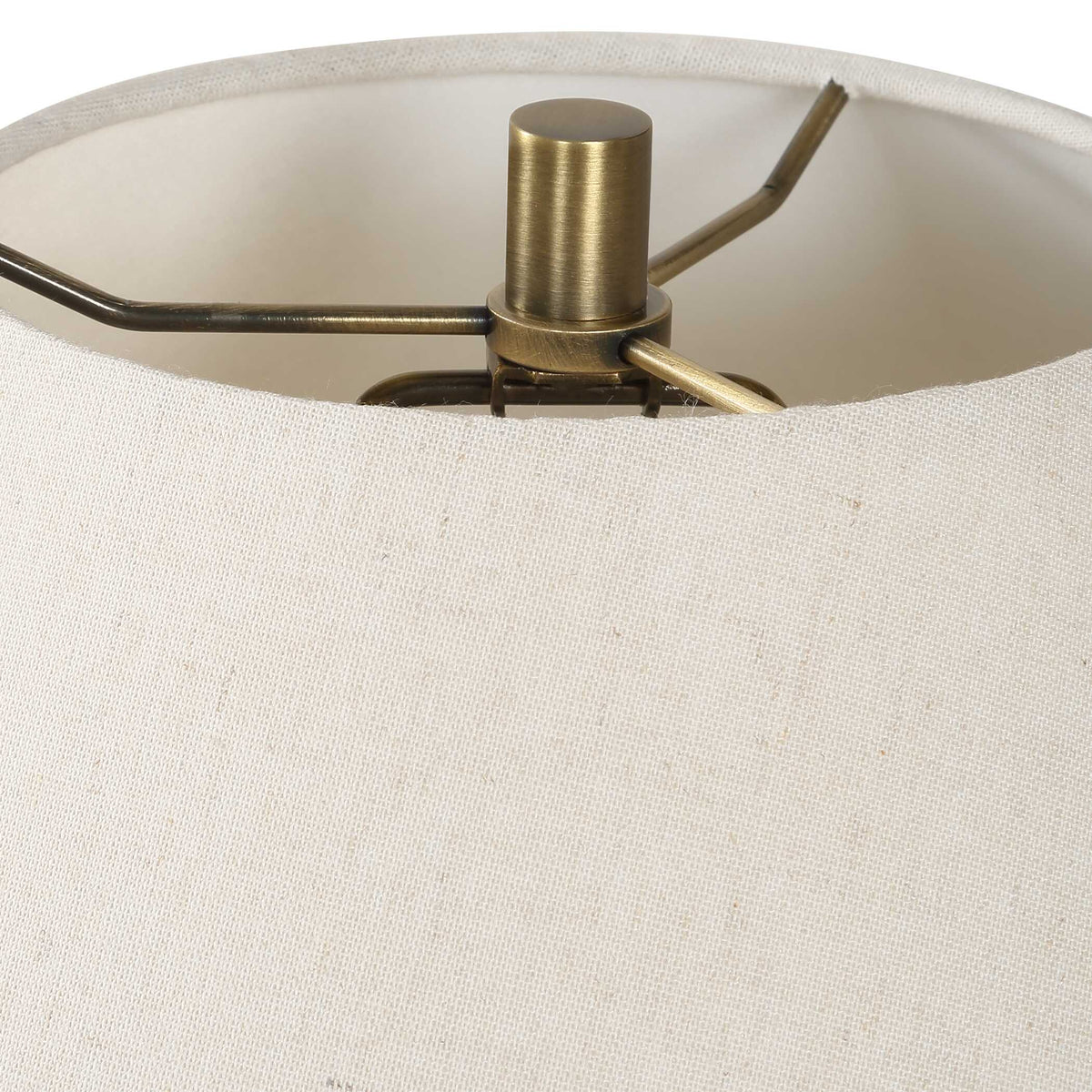 Meryl Aged White Table Lamp