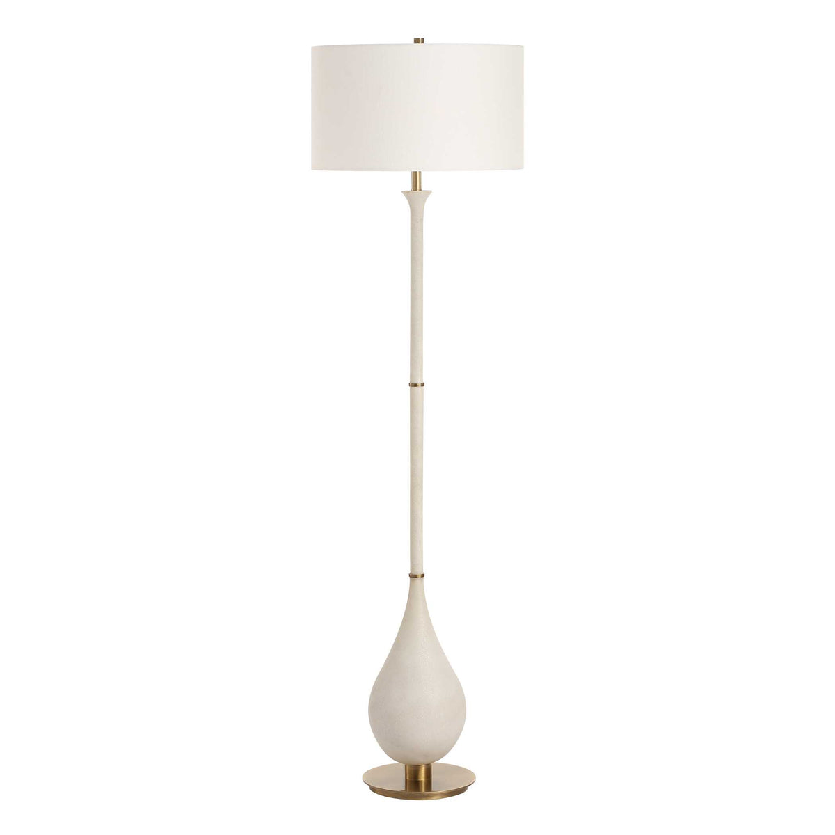 Dewdrop Ivory Floor Lamp