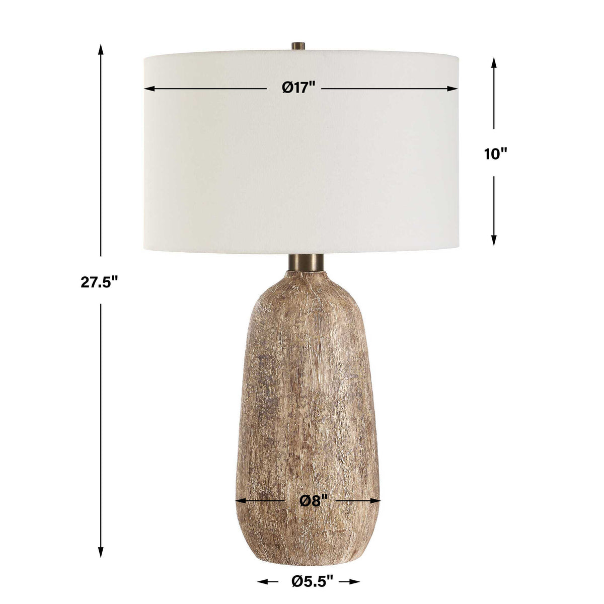 Napier Earthy Brown Table Lamp