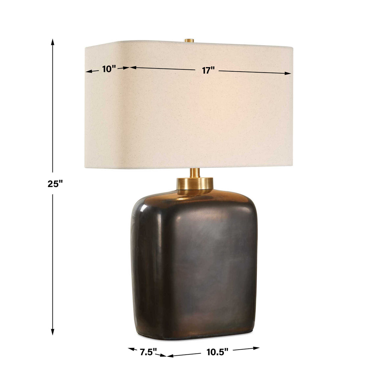Quentin Dark Bronze Table Lamp
