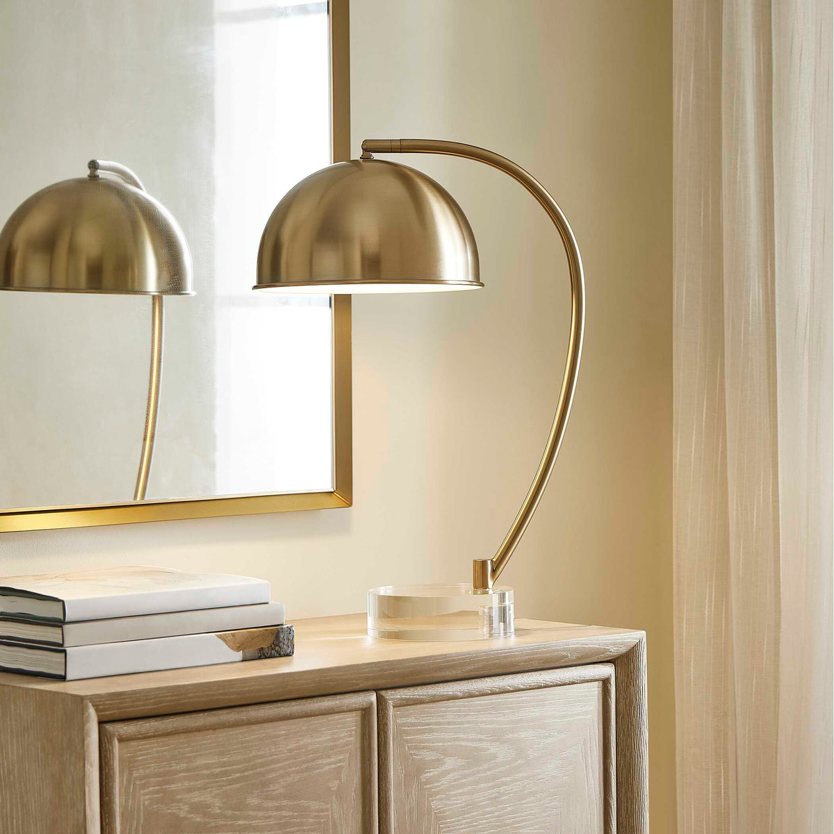 Romani Brass Desk Lamp