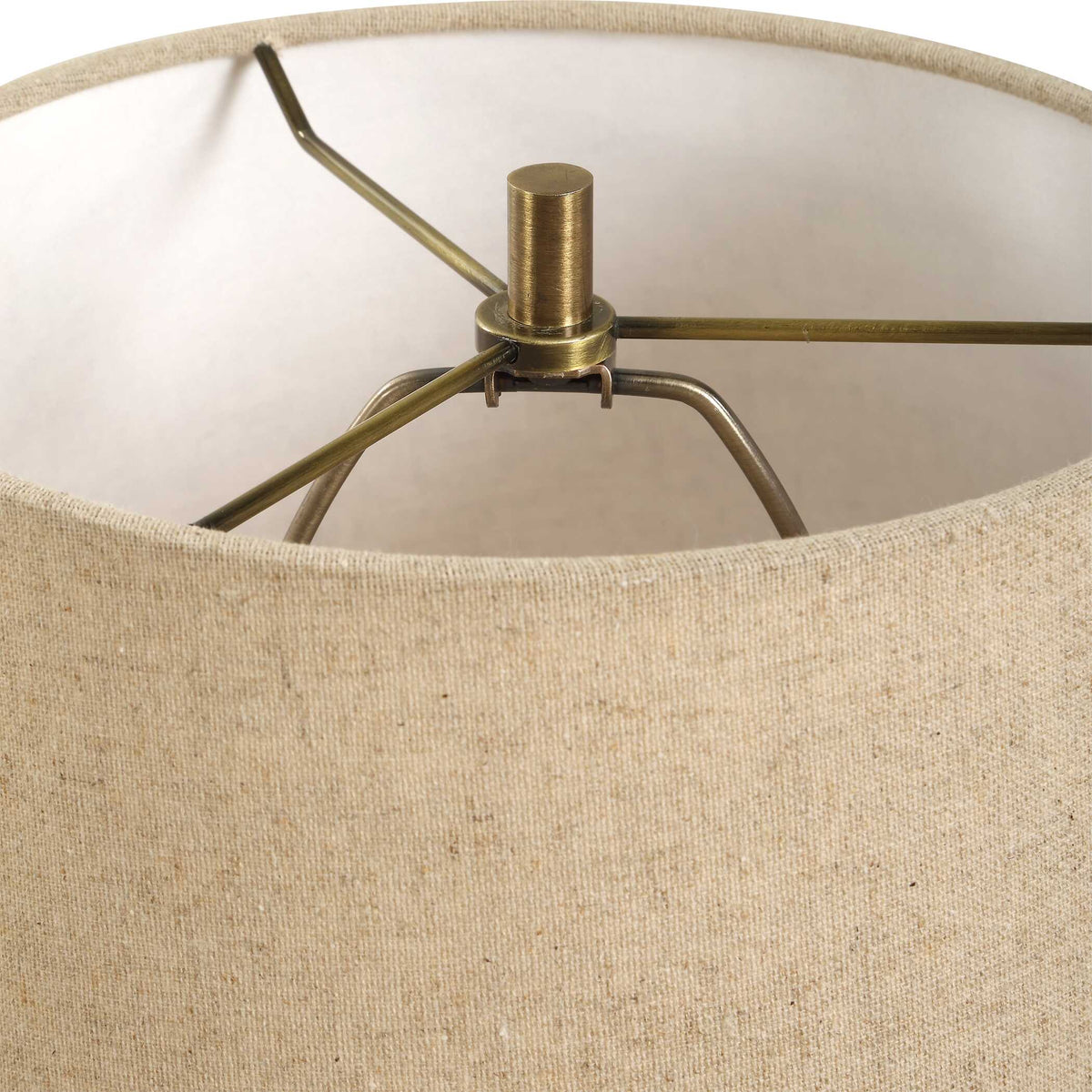 Percy Brown Marble Buffet Lamp