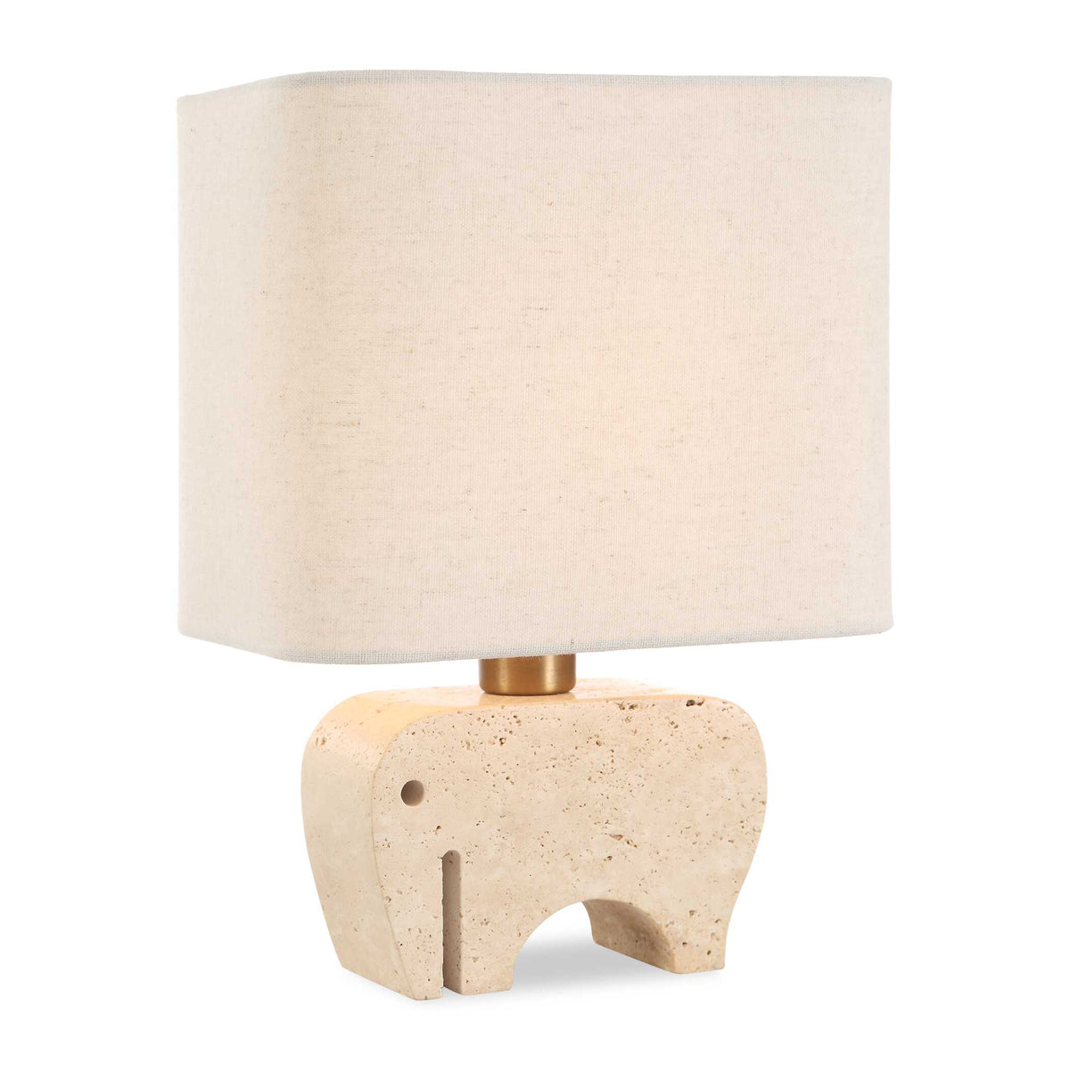 Tusk Travertine Accent Lamp