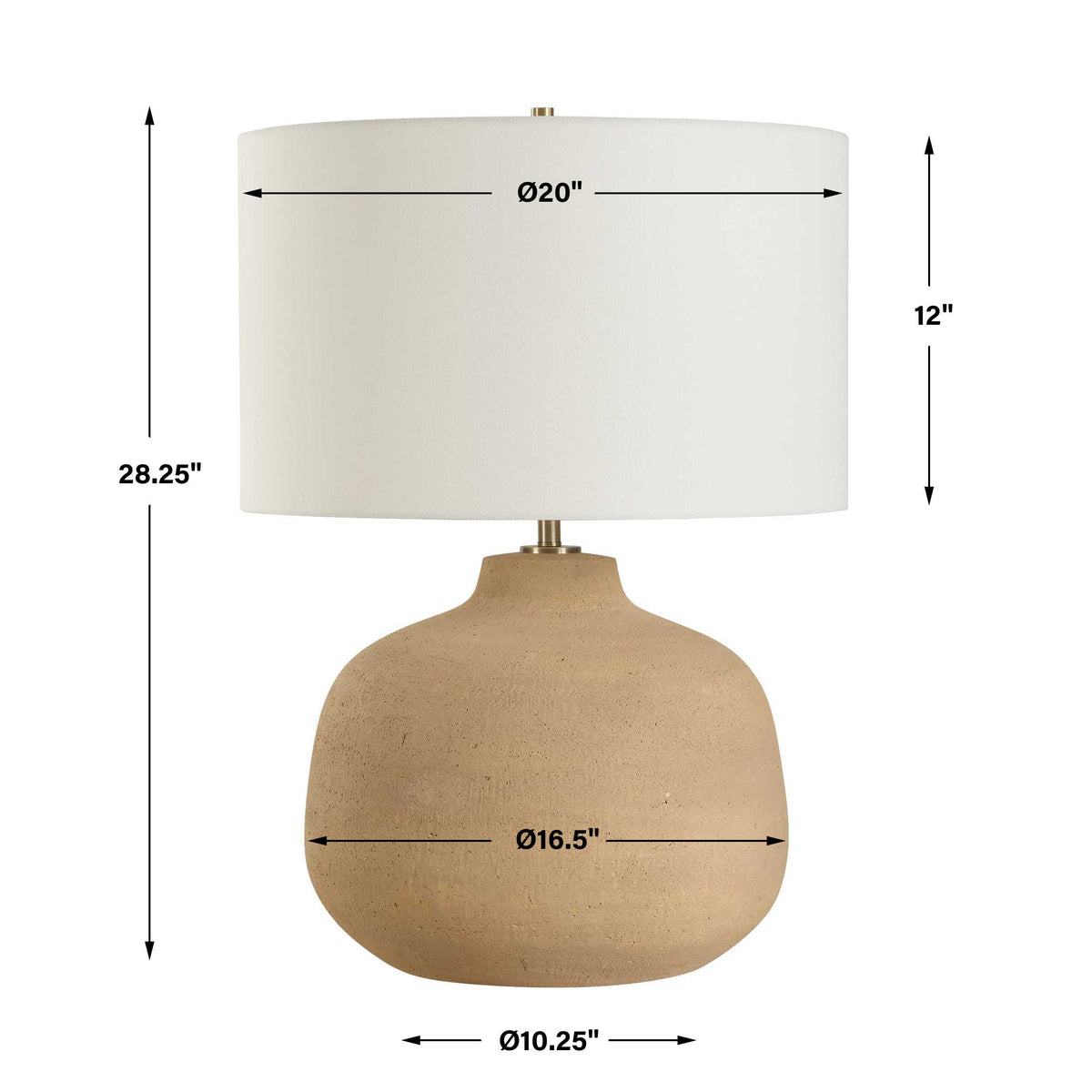 Cline Terracotta Table Lamp