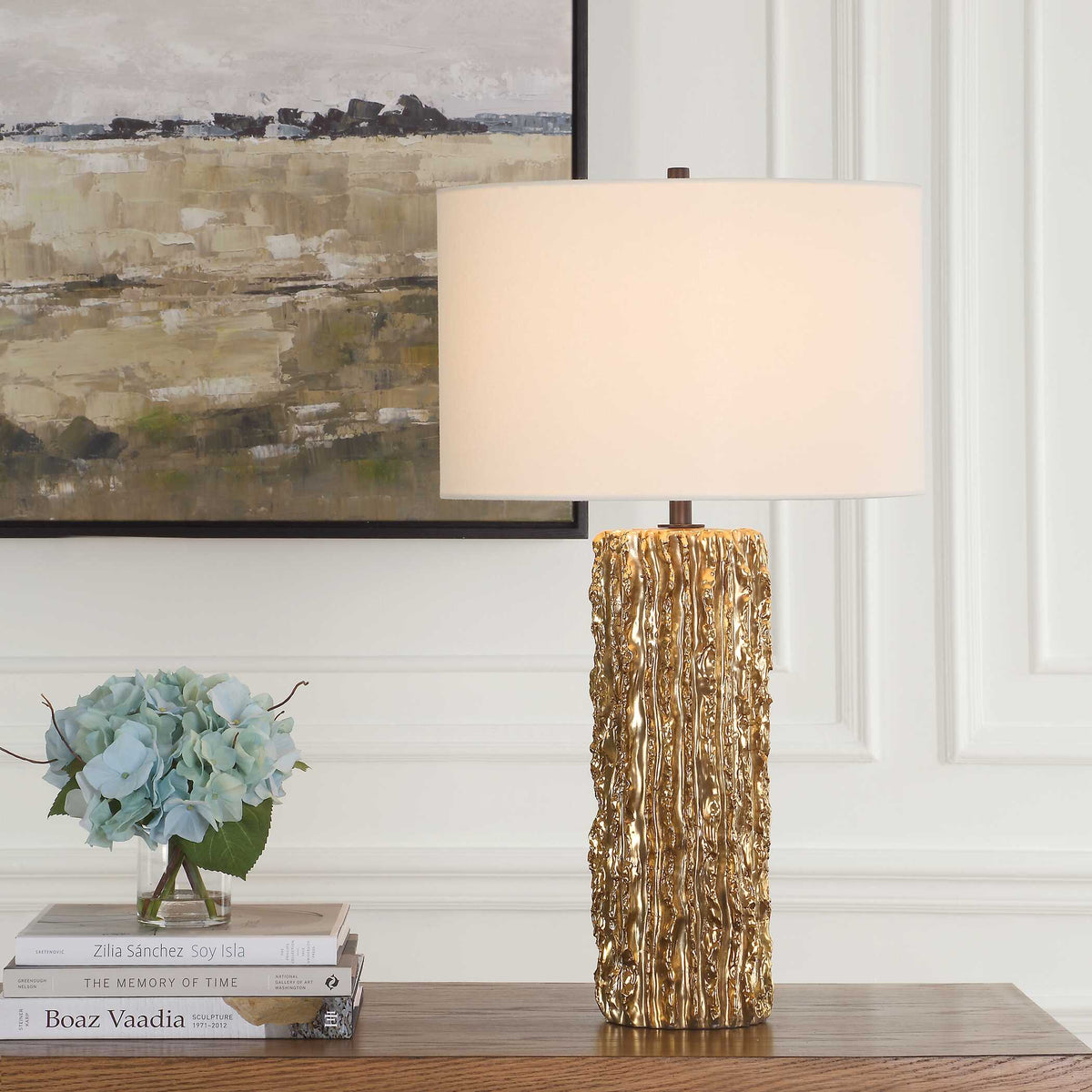 Echo Golden Table Lamp