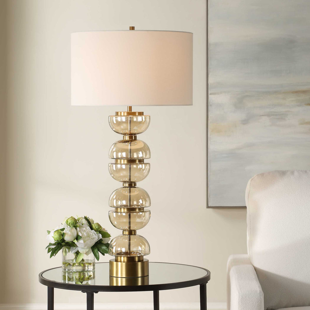 Assemble Half-Sphere Table Lamp