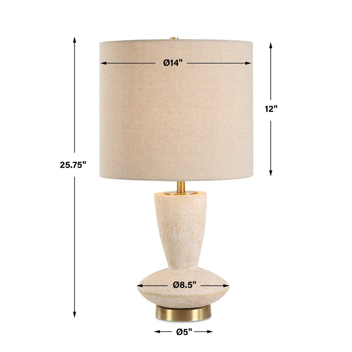 Doreyn Ivory Table Lamp