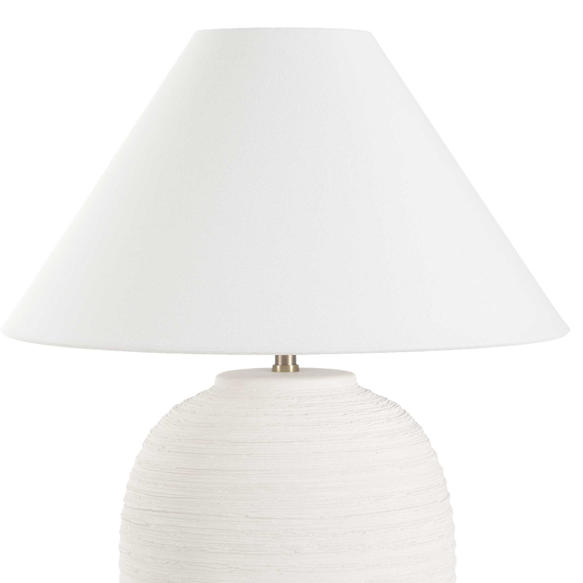 Rocio Ceramic White Table Lamp