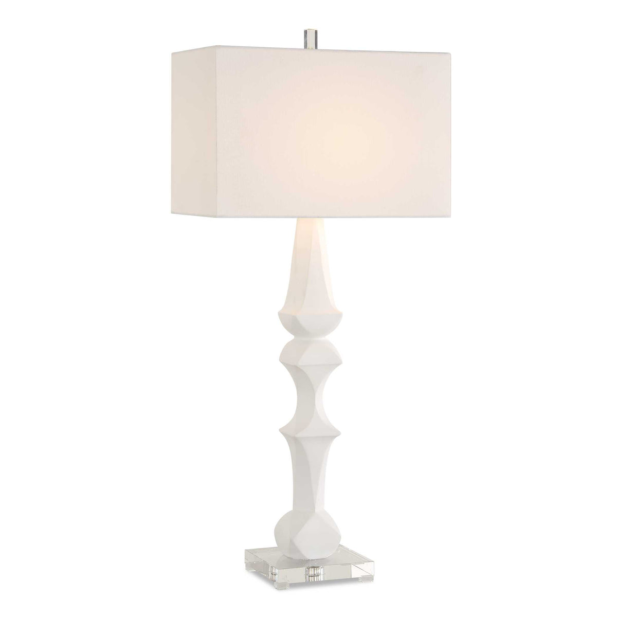 Mayme White Table Lamp