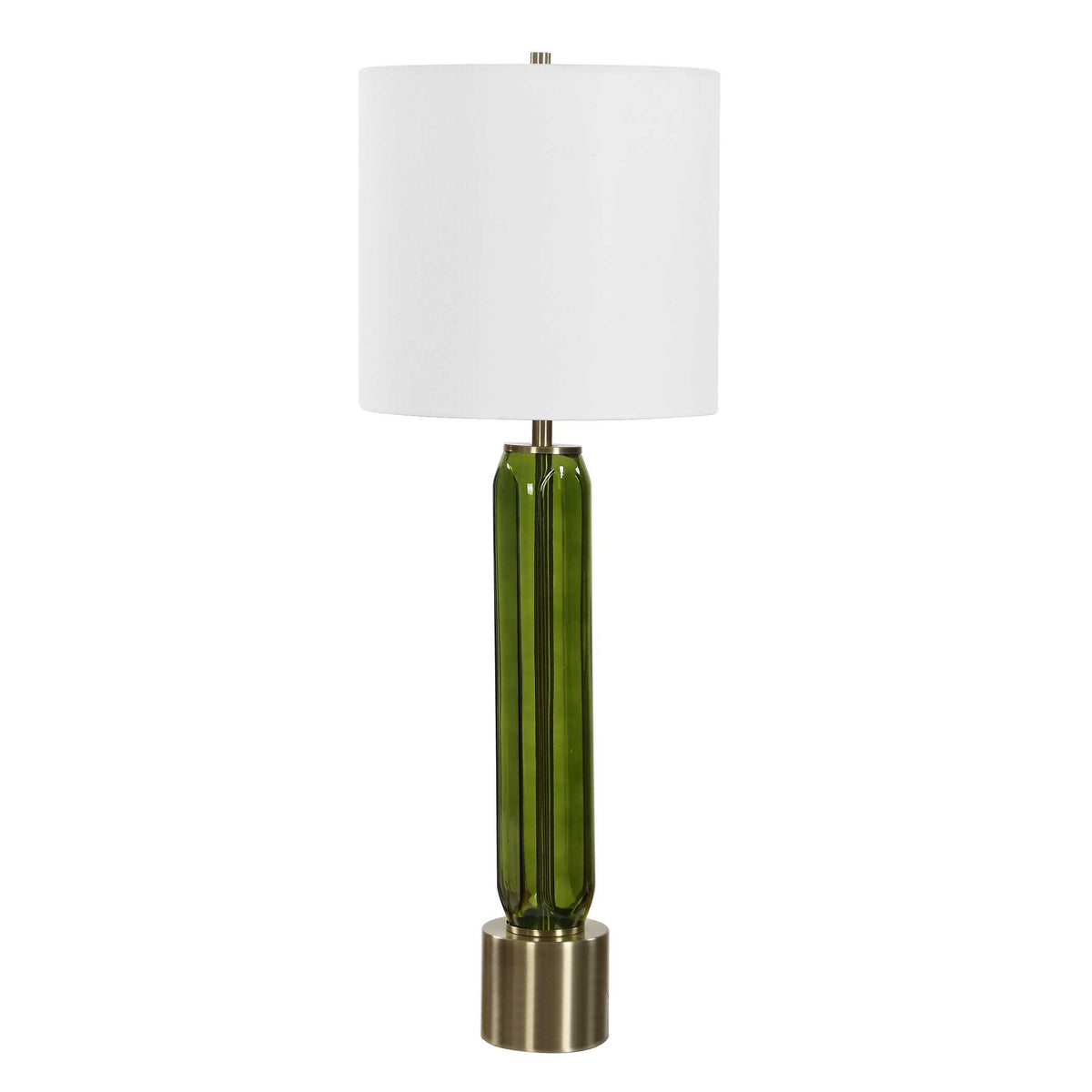 Aspis Green Glass Table Lamp