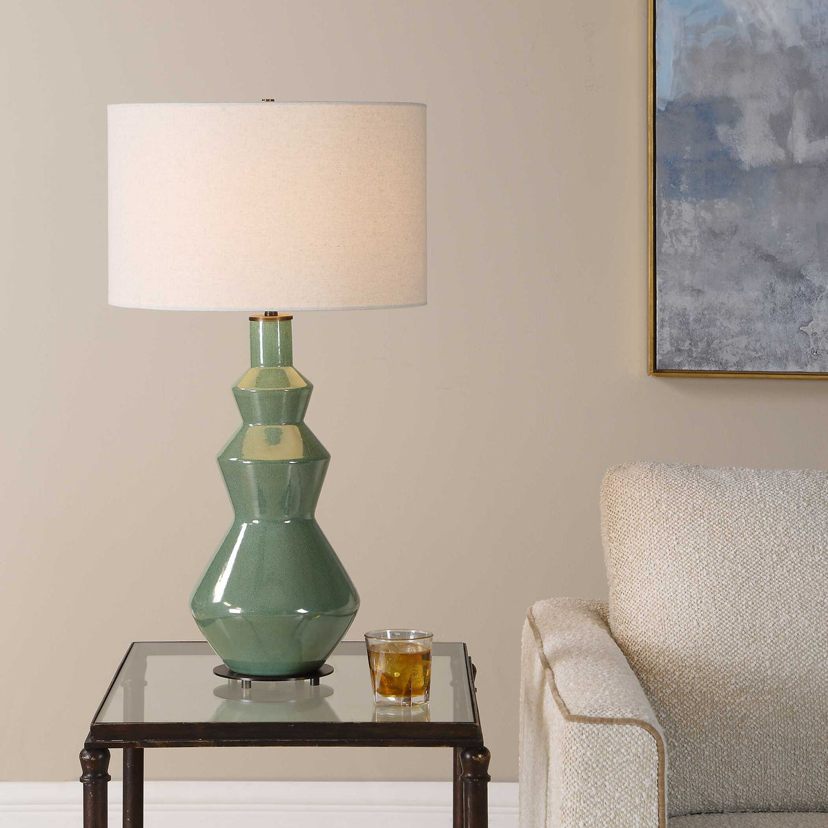 Kitley Sage Green Table Lamp