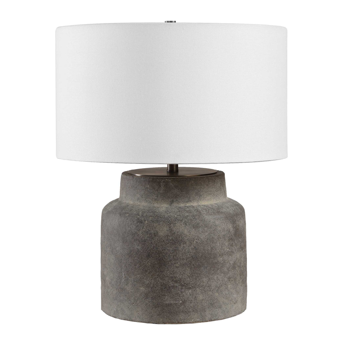 Benedet Gray Wash Table Lamp