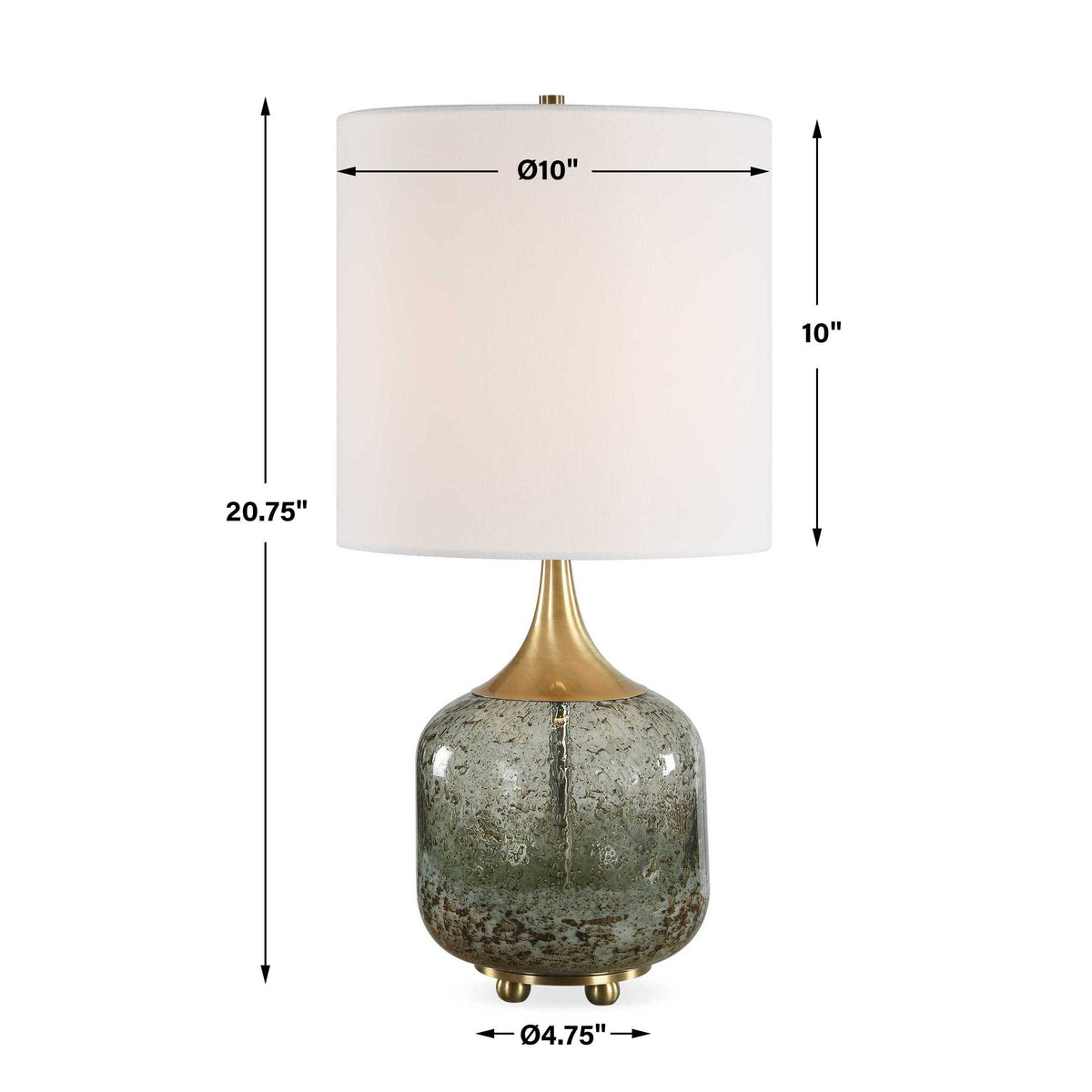 Glenn Mottled Glass Table Lamp