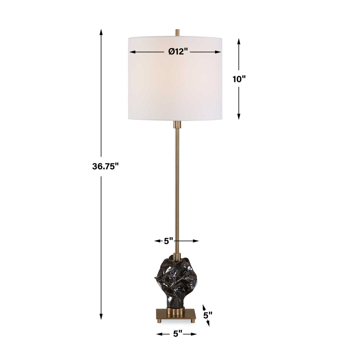 Fiori Sculptural Buffet Lamp