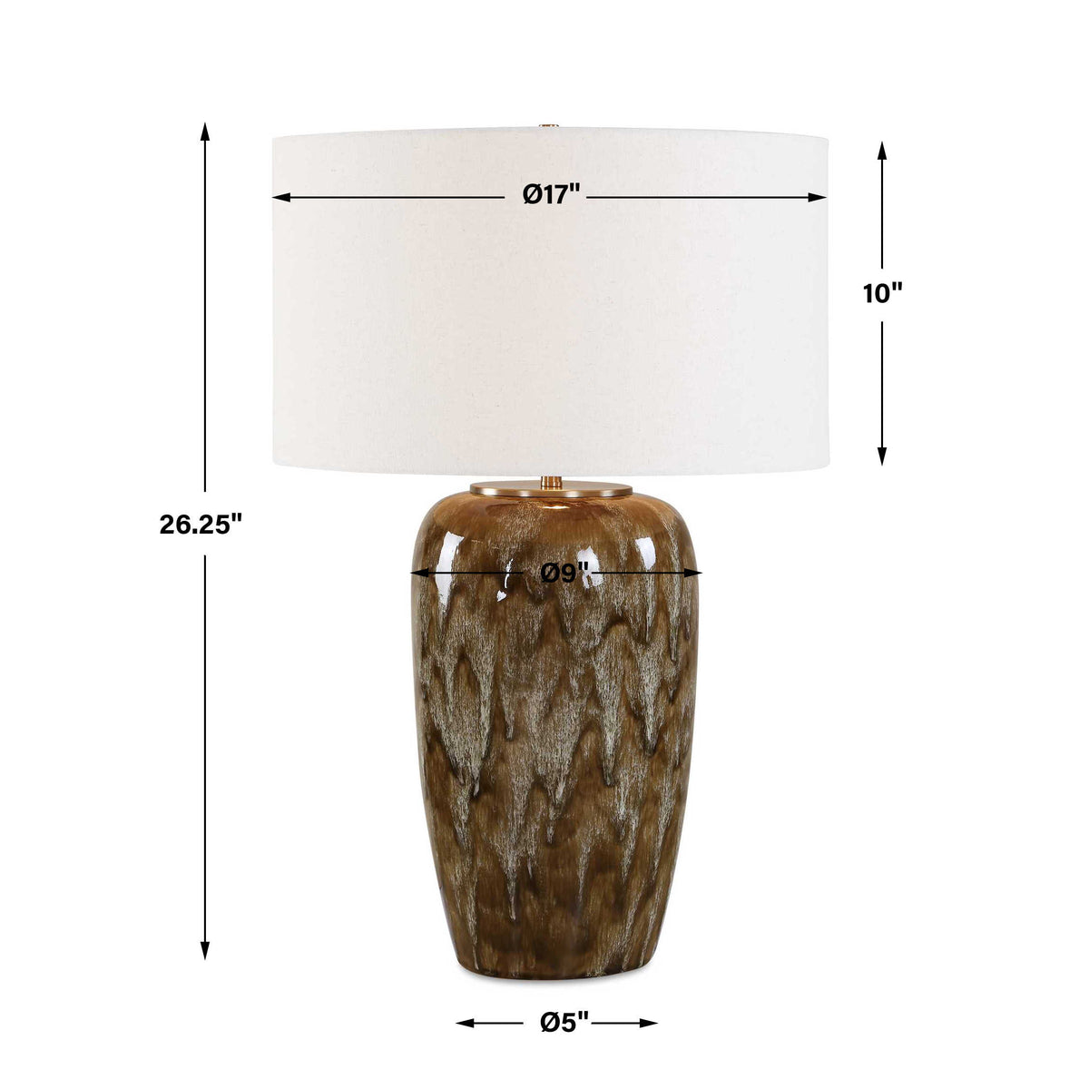 Torrence Glazed Table Lamp