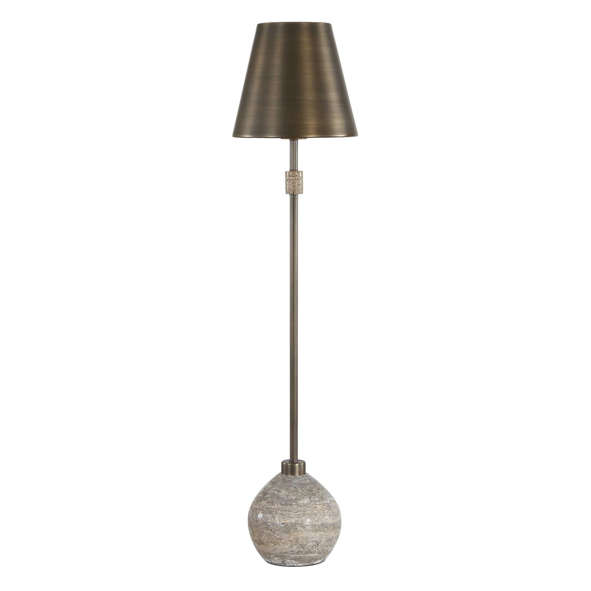 Jaycee Dark Travertine Buffet Lamp
