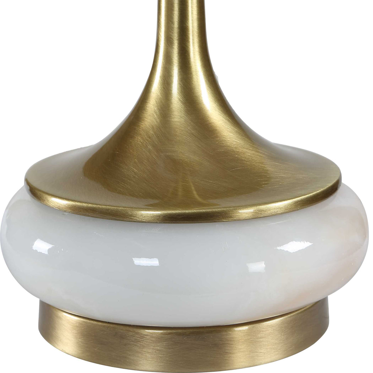 Molena Brass & Pearly Stone Table Lamp