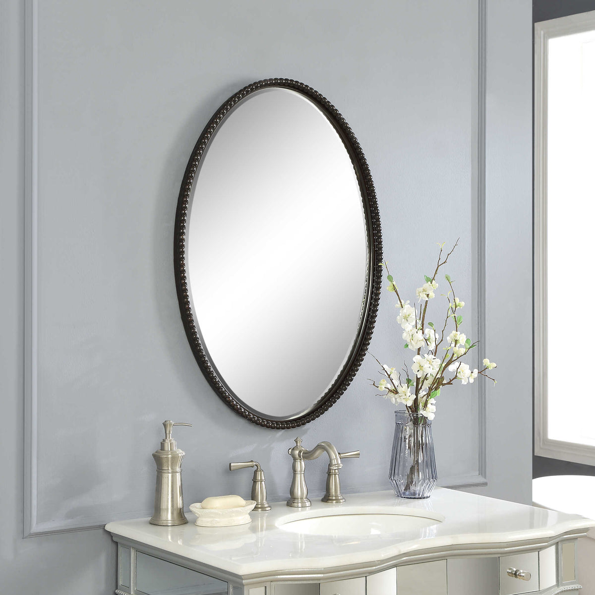 Sherise Oval Mirror