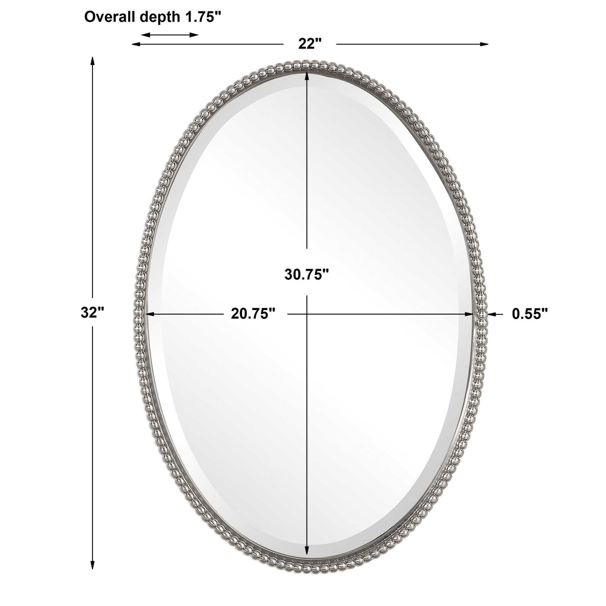 Sherise Oval Mirror