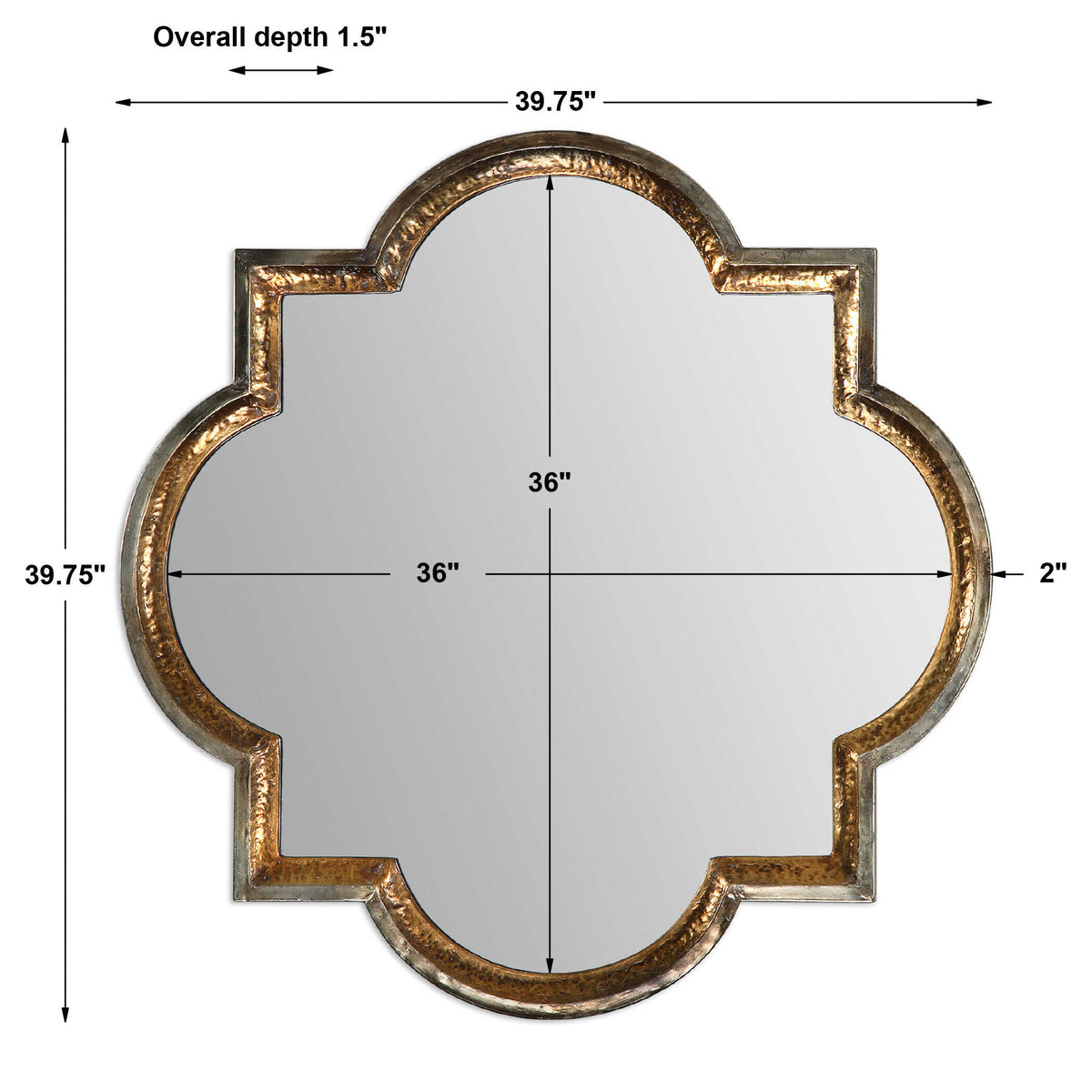 Lourosa Gold Mirror