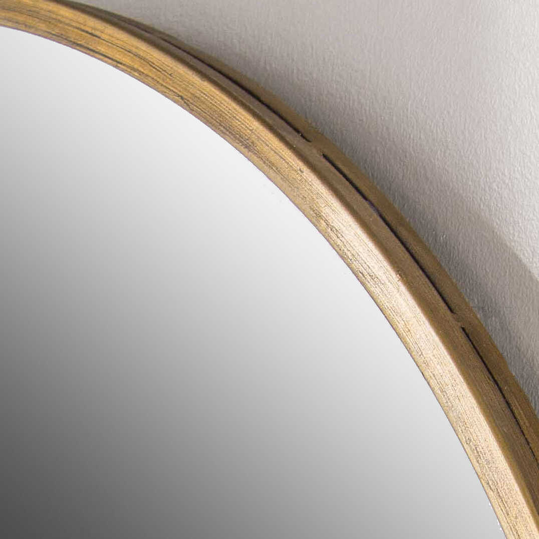 Herleva Gold Oval Mirror