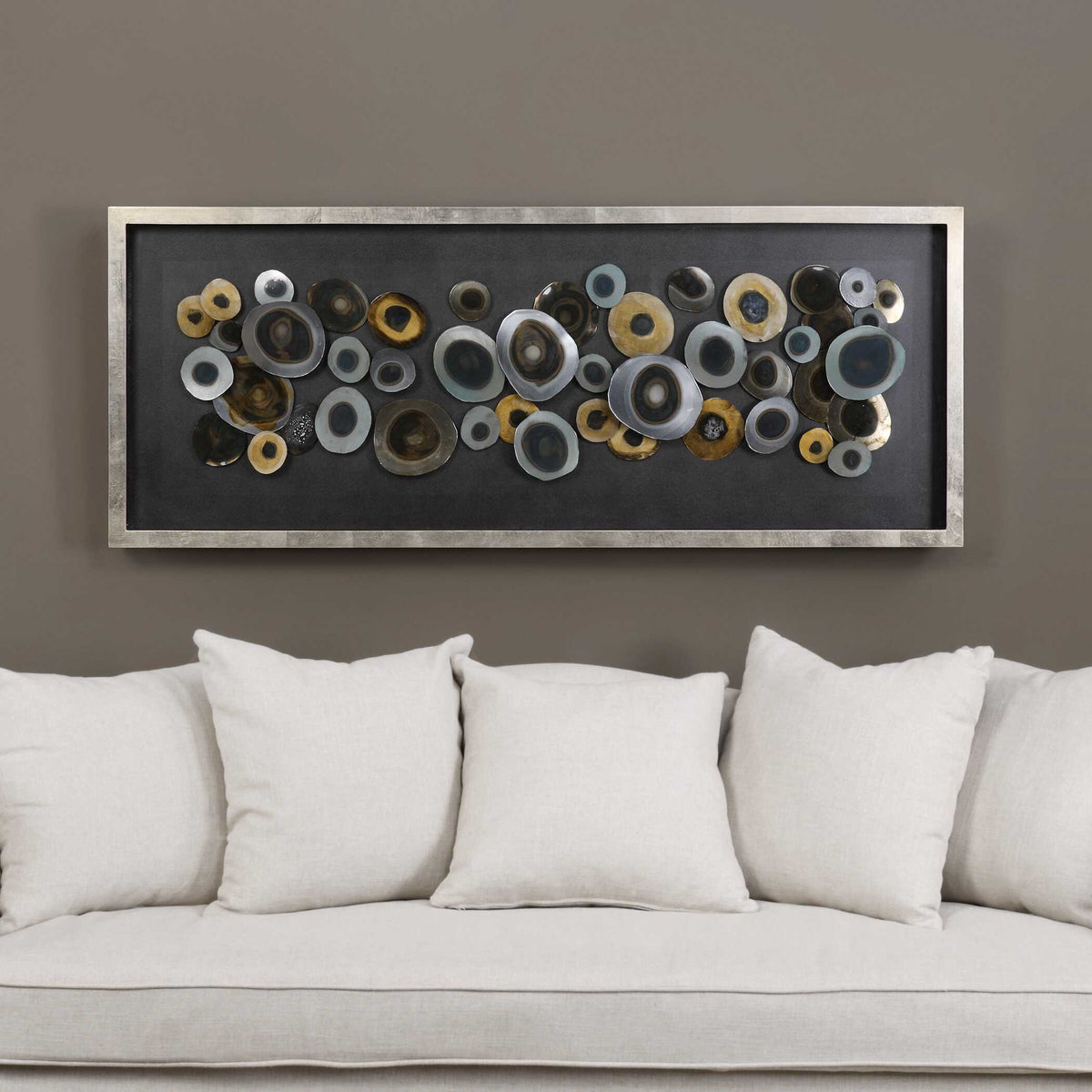 Discs Silver Shadow Box
