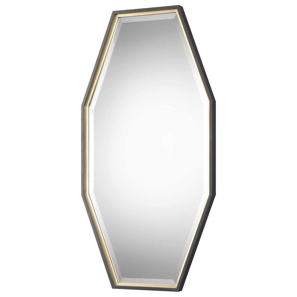 Savion Gold Octagon Mirror