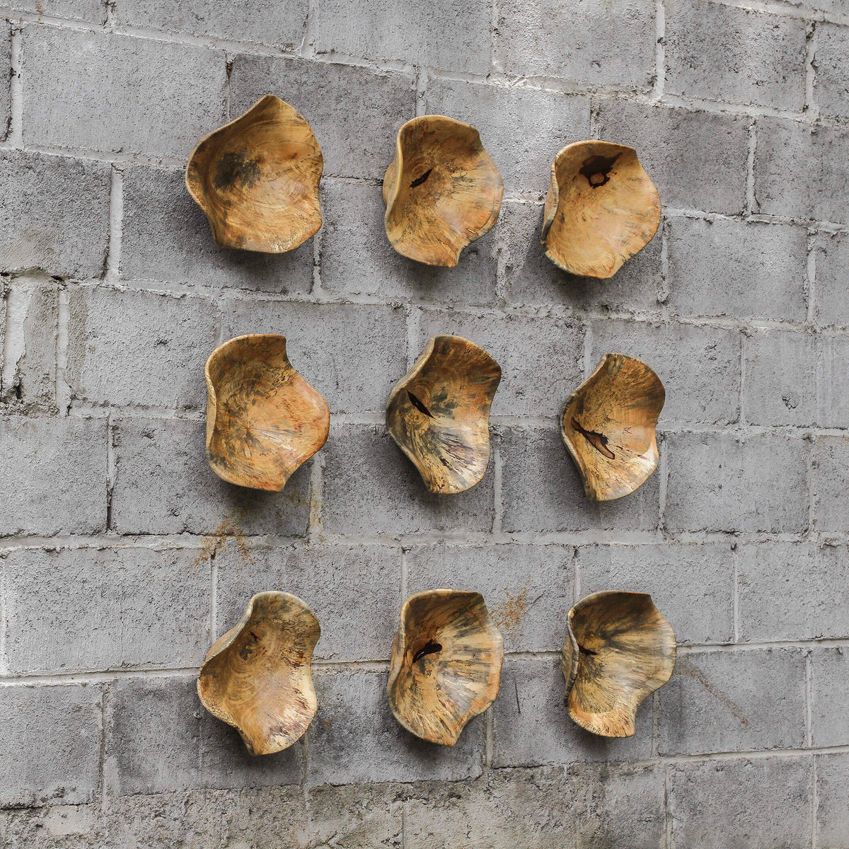 Tamarine Wood Wall Art Set/3