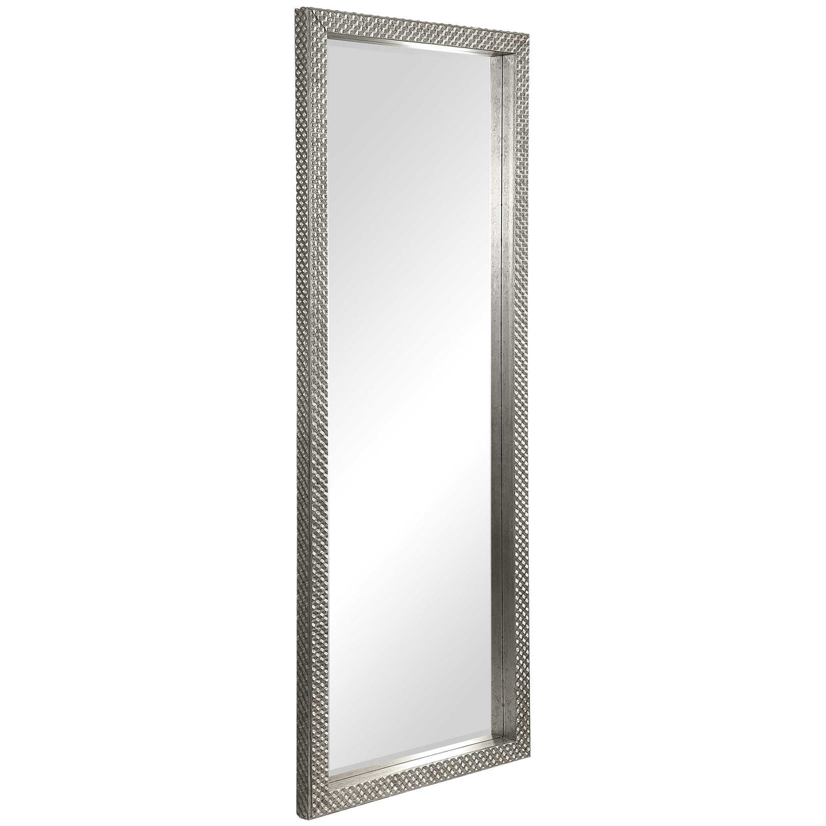Cacelia Metallic Silver Mirror