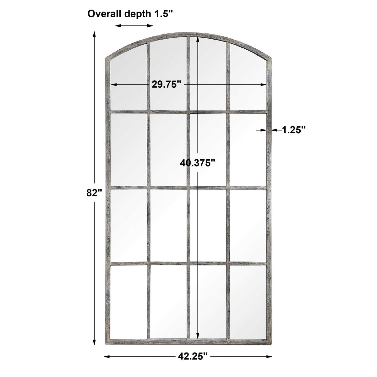 Amiel Arched Mirror