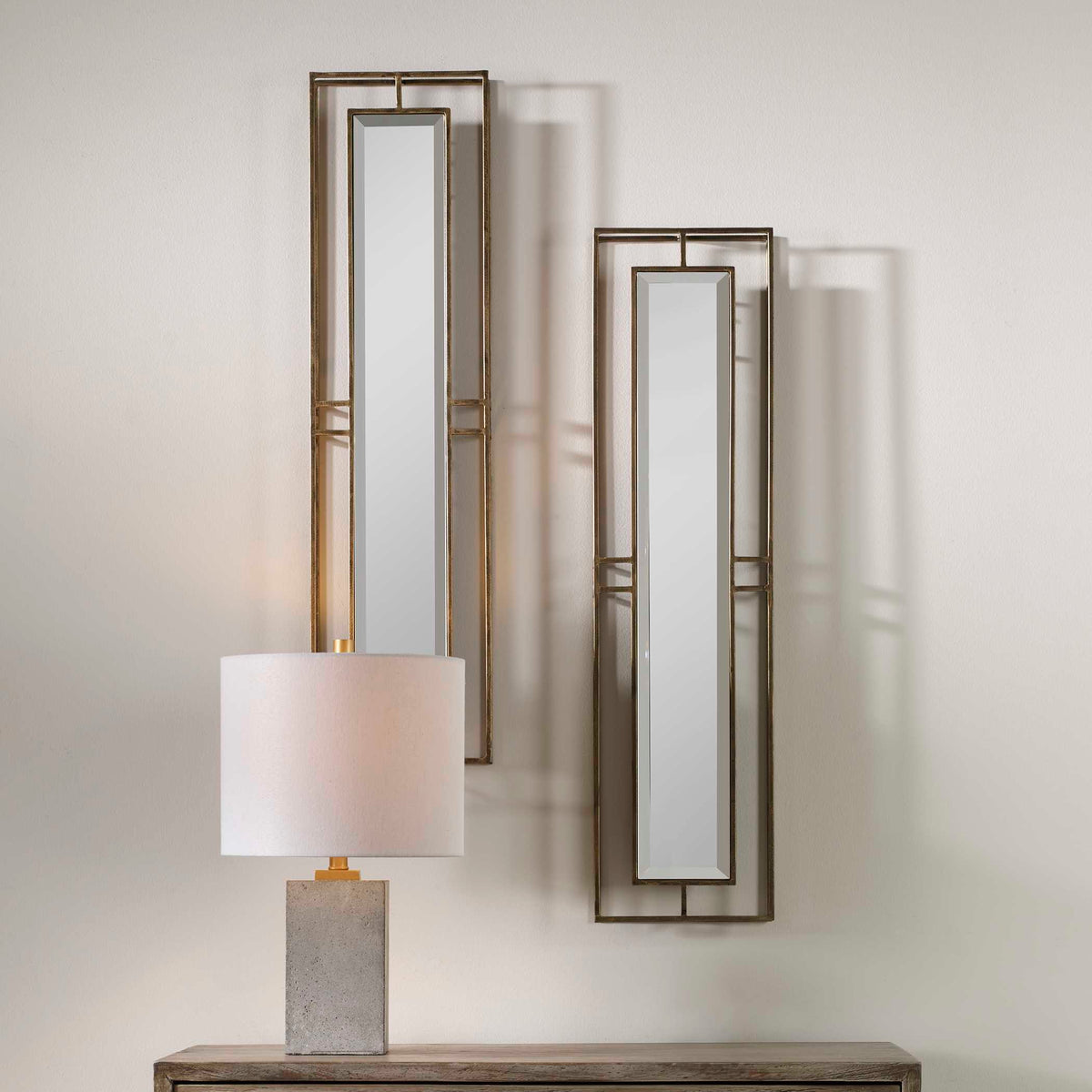 Rutledge Gold Mirrors Set/2