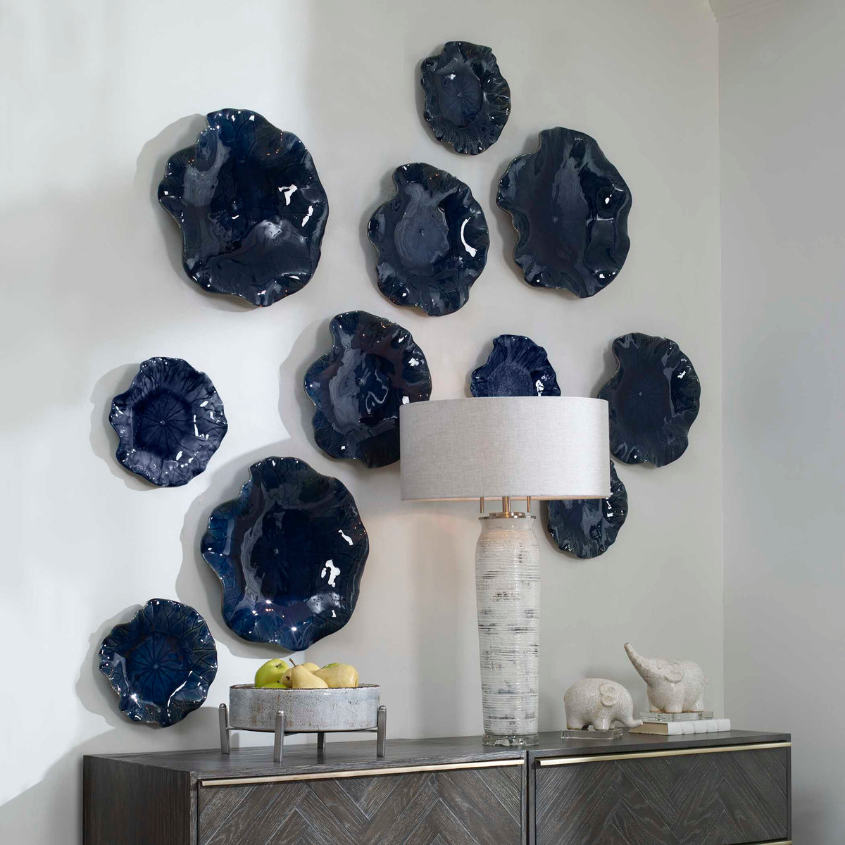 Abella Ceramic Wall Decor Set/3