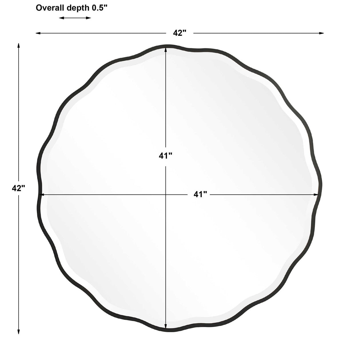 Aneta Round Mirror