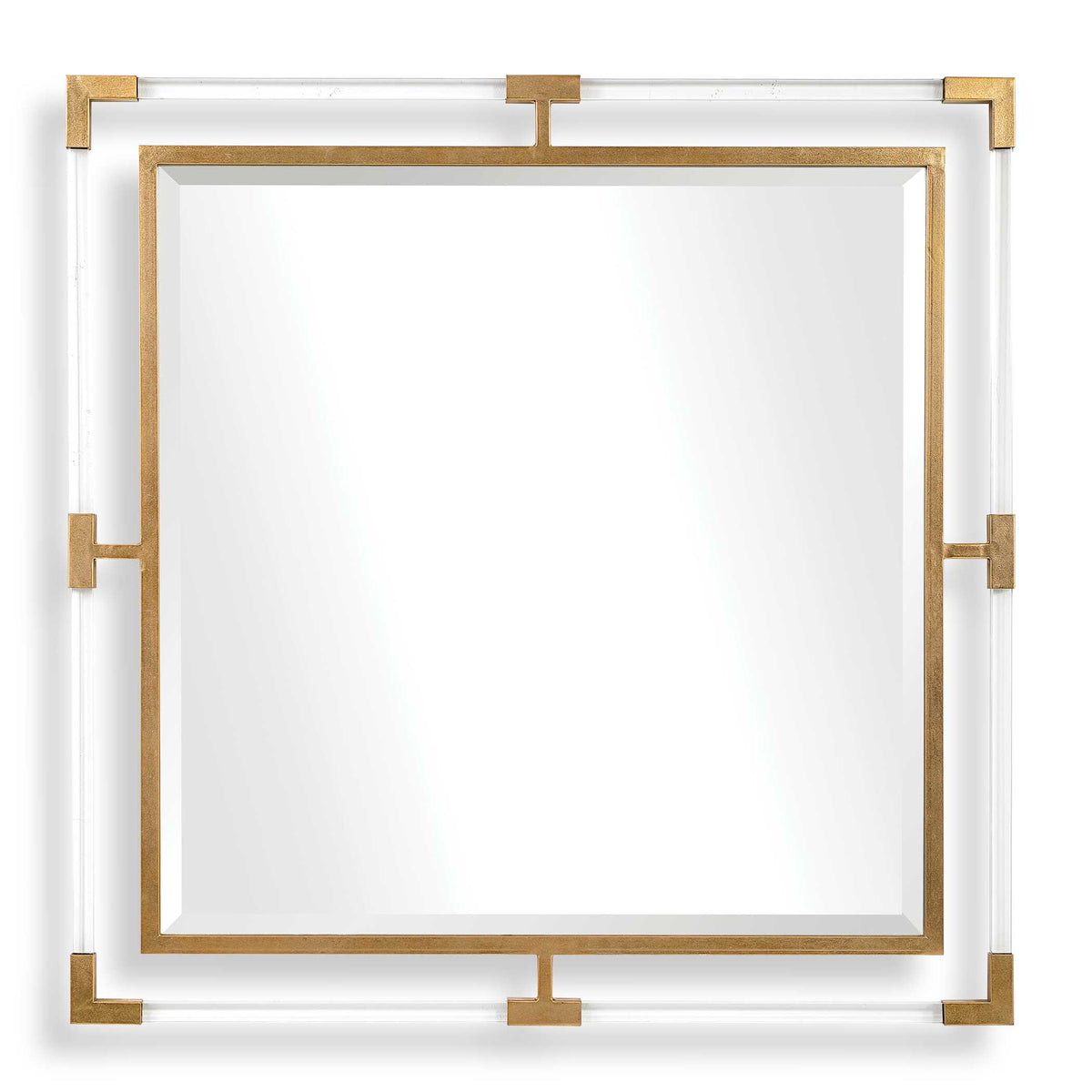 Balkan Golden Square Mirror