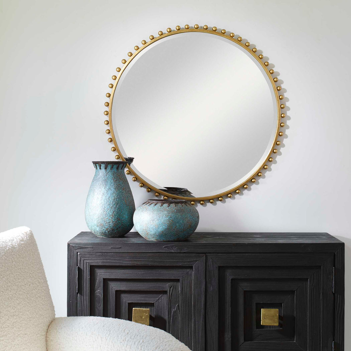 Taza Round Mirror