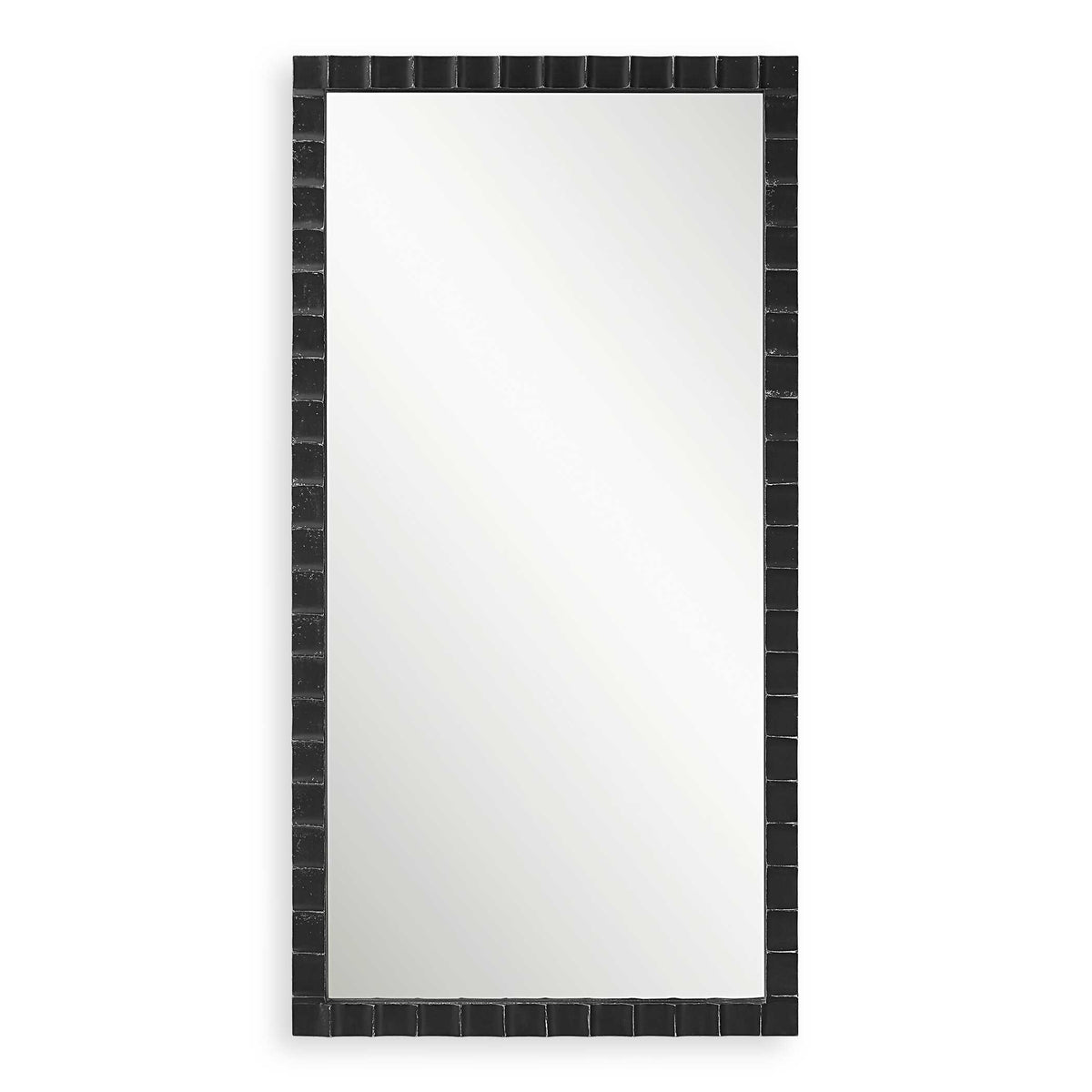 Dandridge Black Industrial Mirror