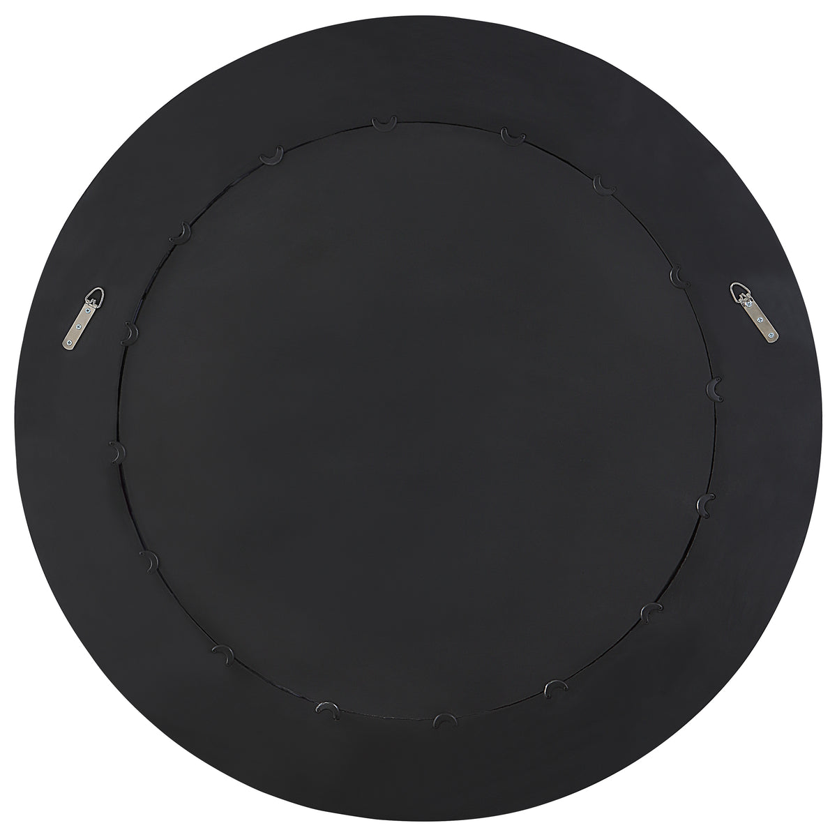 Caribou Dark Espresso Round Mirror
