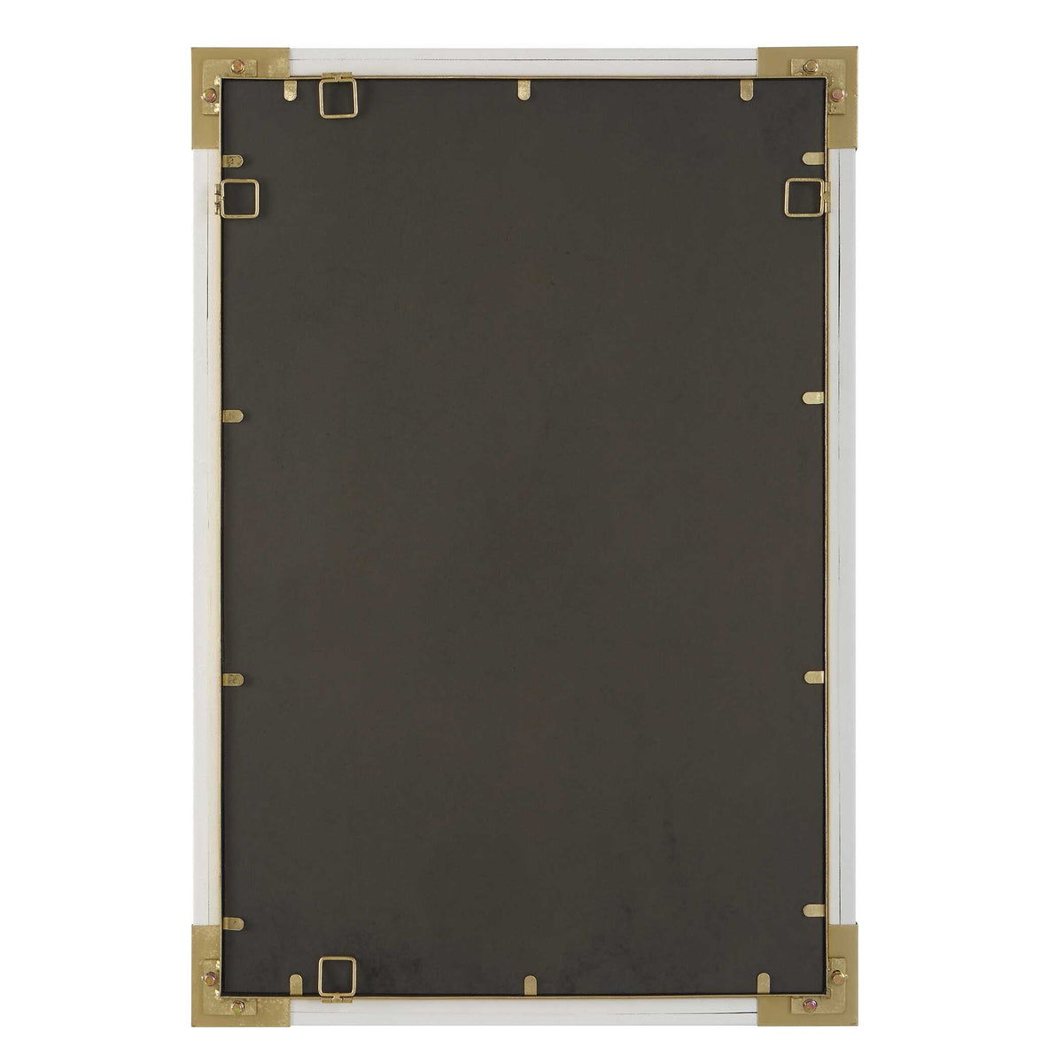 Malik White & Gold Mirror
