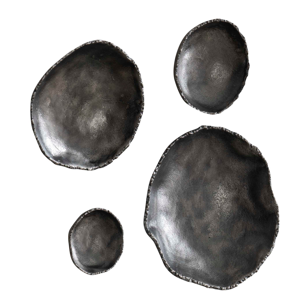Lucky Coins Nickel Wall Decor Set/4