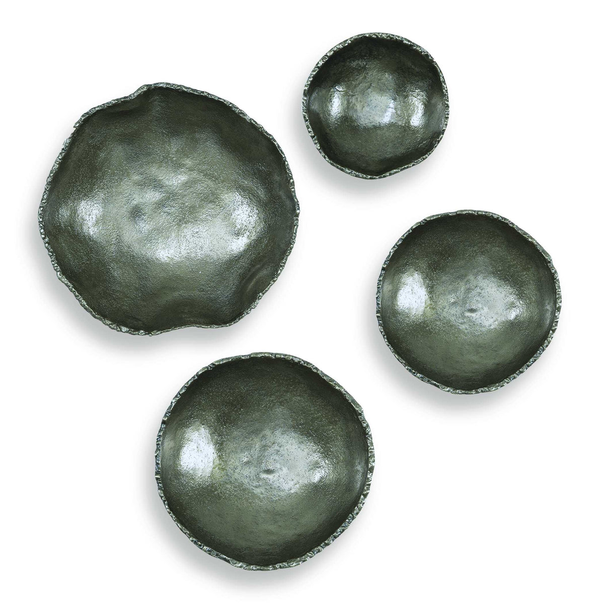 Lucky Coins Nickel Wall Decor Set/4