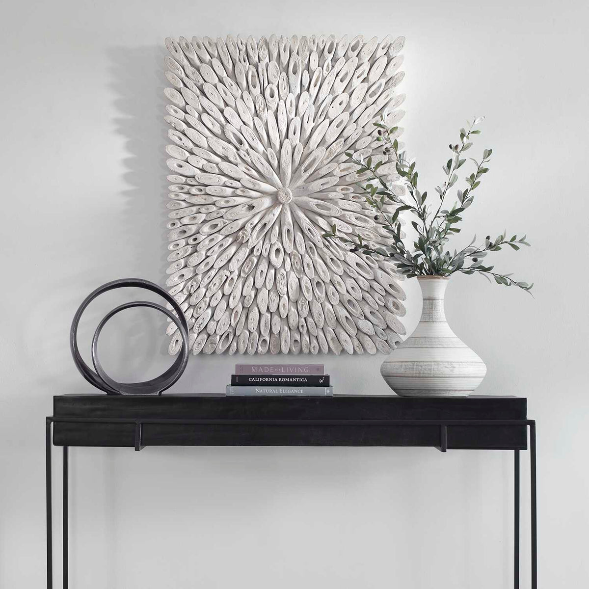 Bahama Wood Whitewashed Wall Decor
