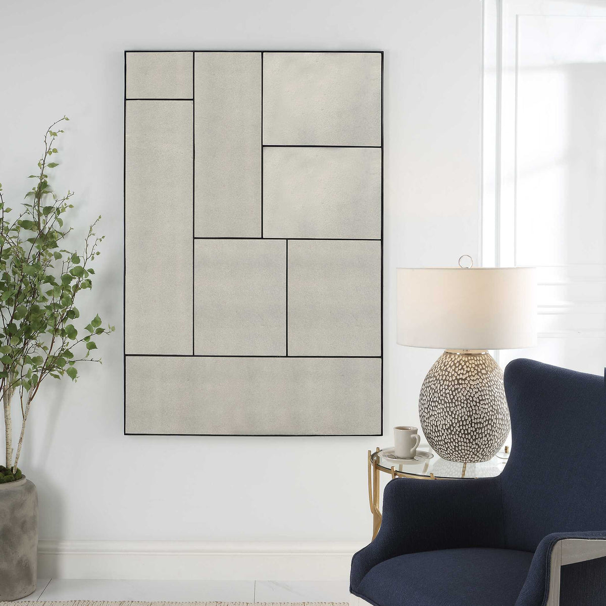 Puzzle Piece Oversized Mirror
