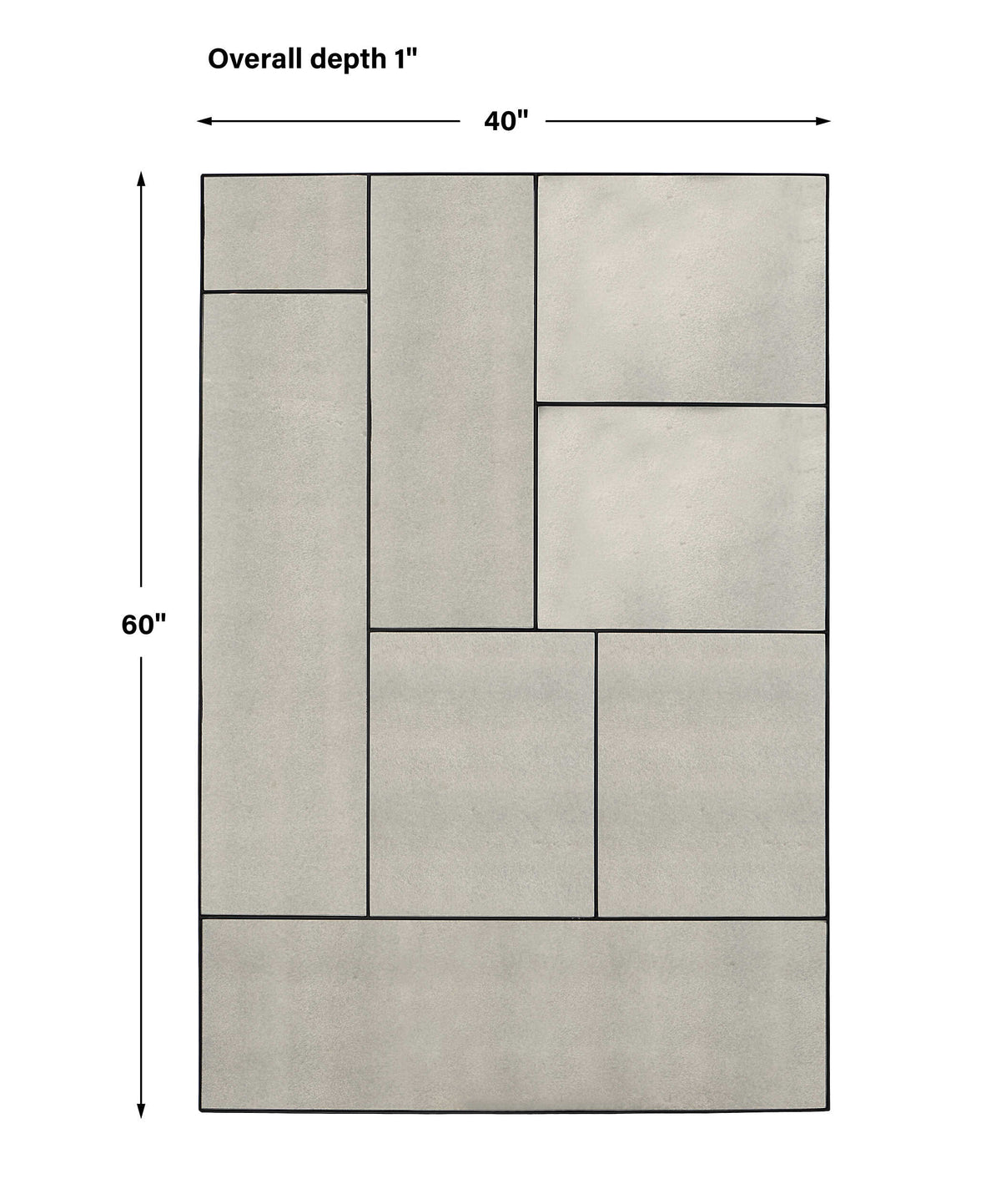 Puzzle Piece Oversized Mirror