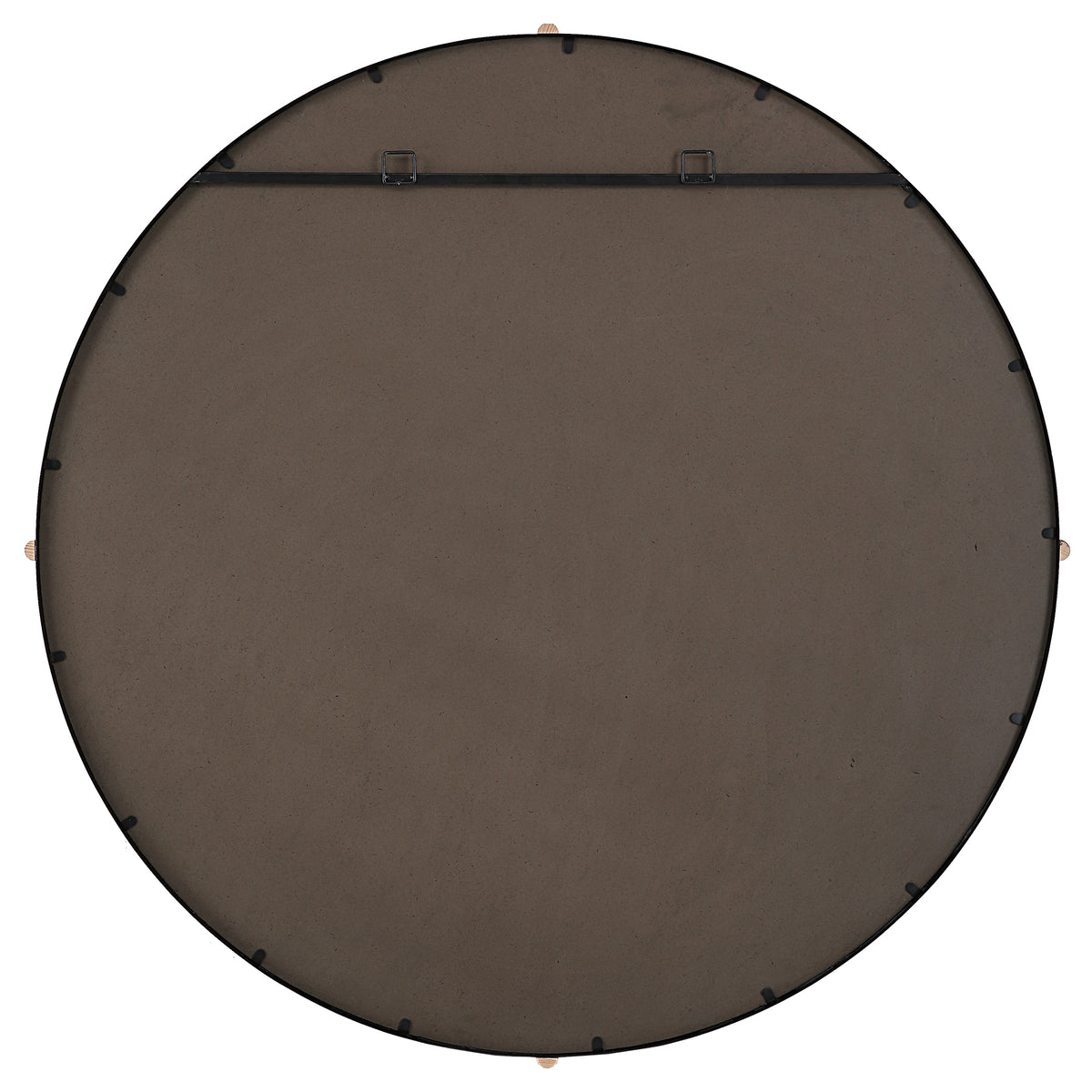 Bonded Round Black Mirror