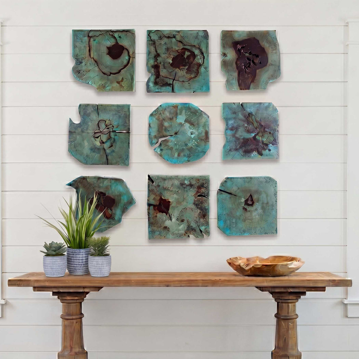 Bahati Wood Wall Decor Set/9