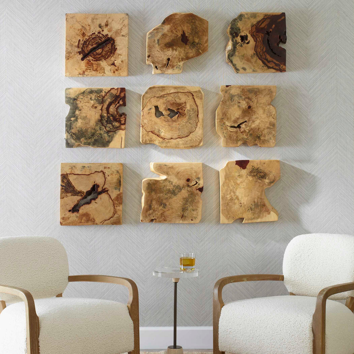 Bahati Wood Wall Decor Set/9