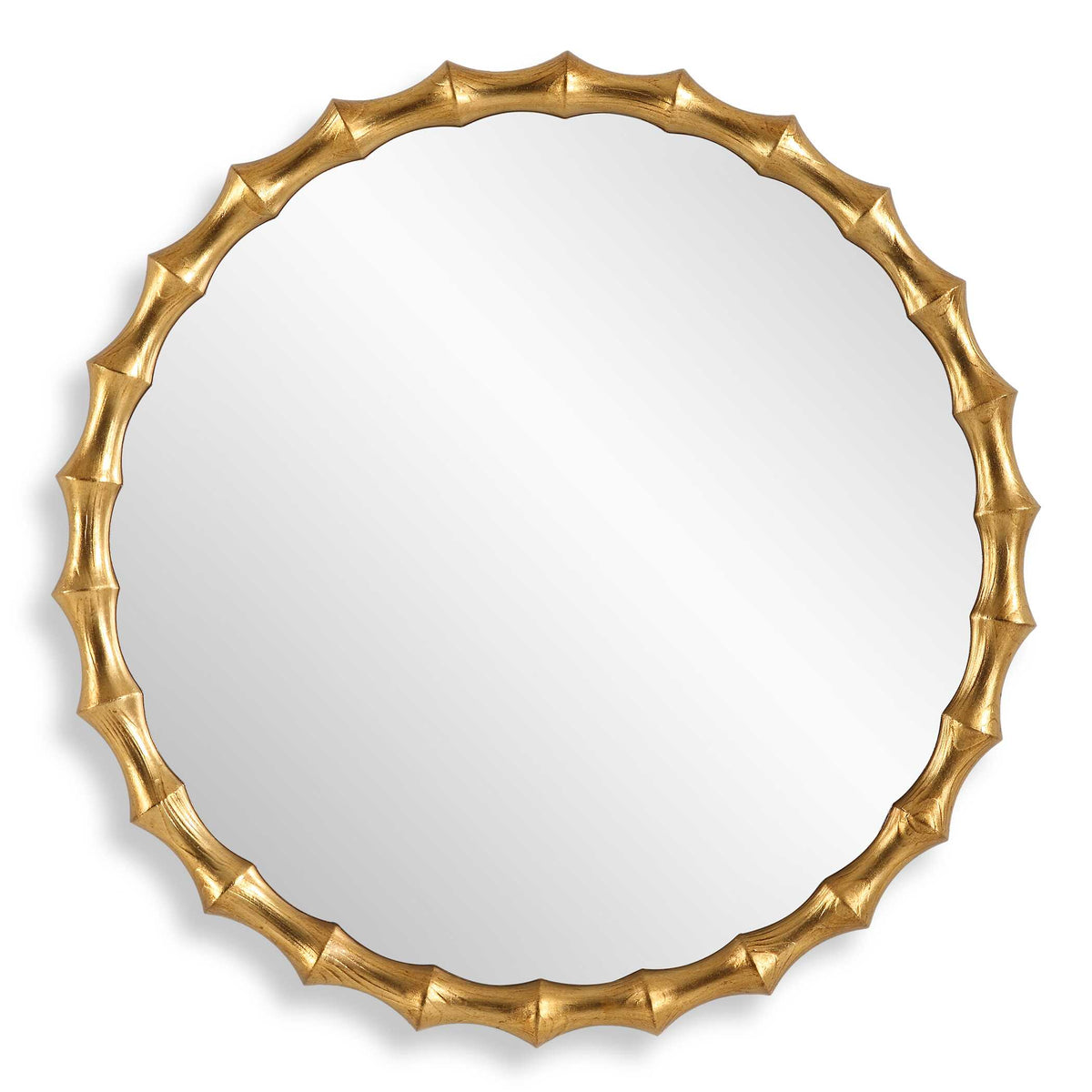 Nacala Round Gold Mirror