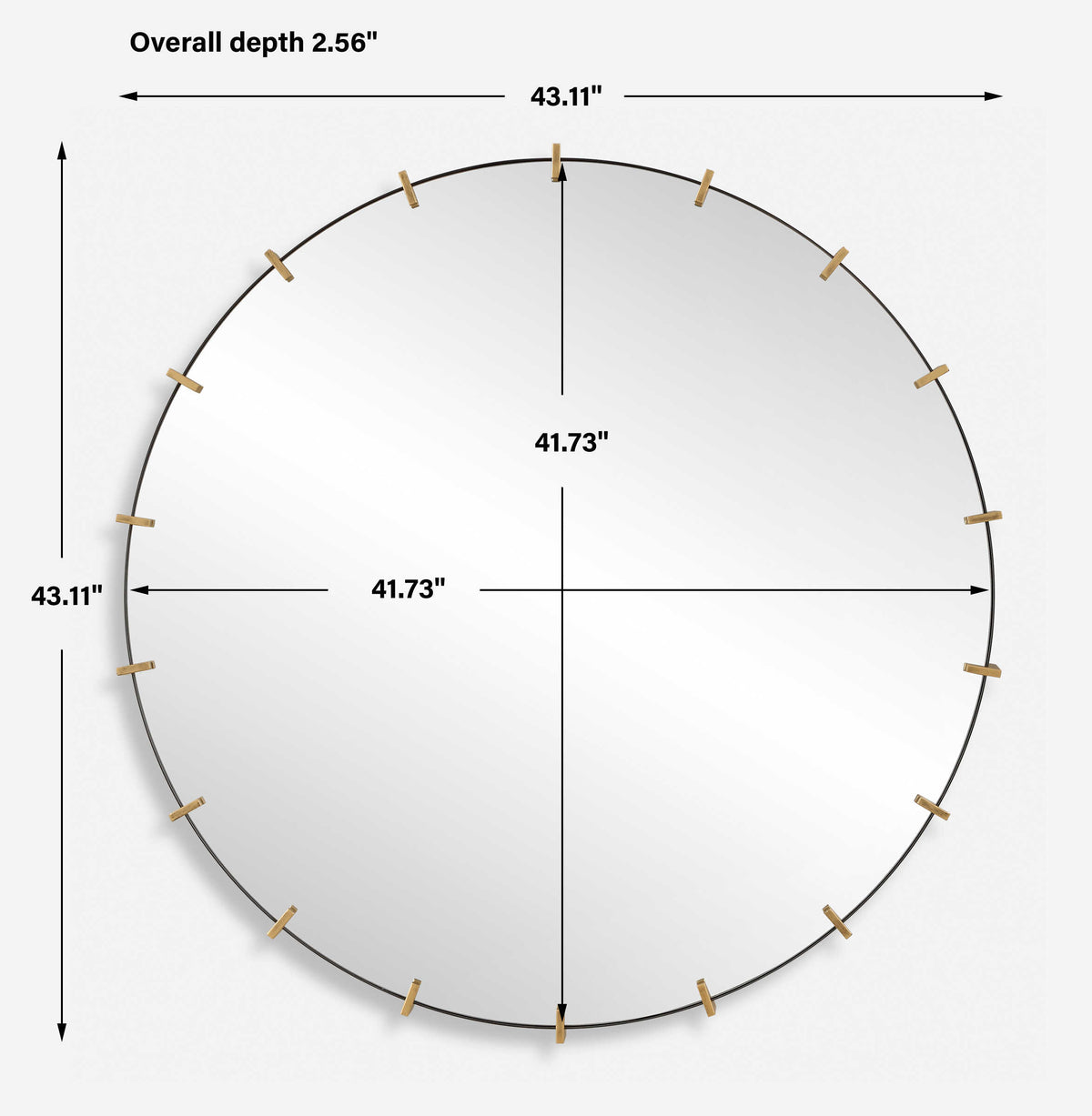 Pali Industrial Round Mirror