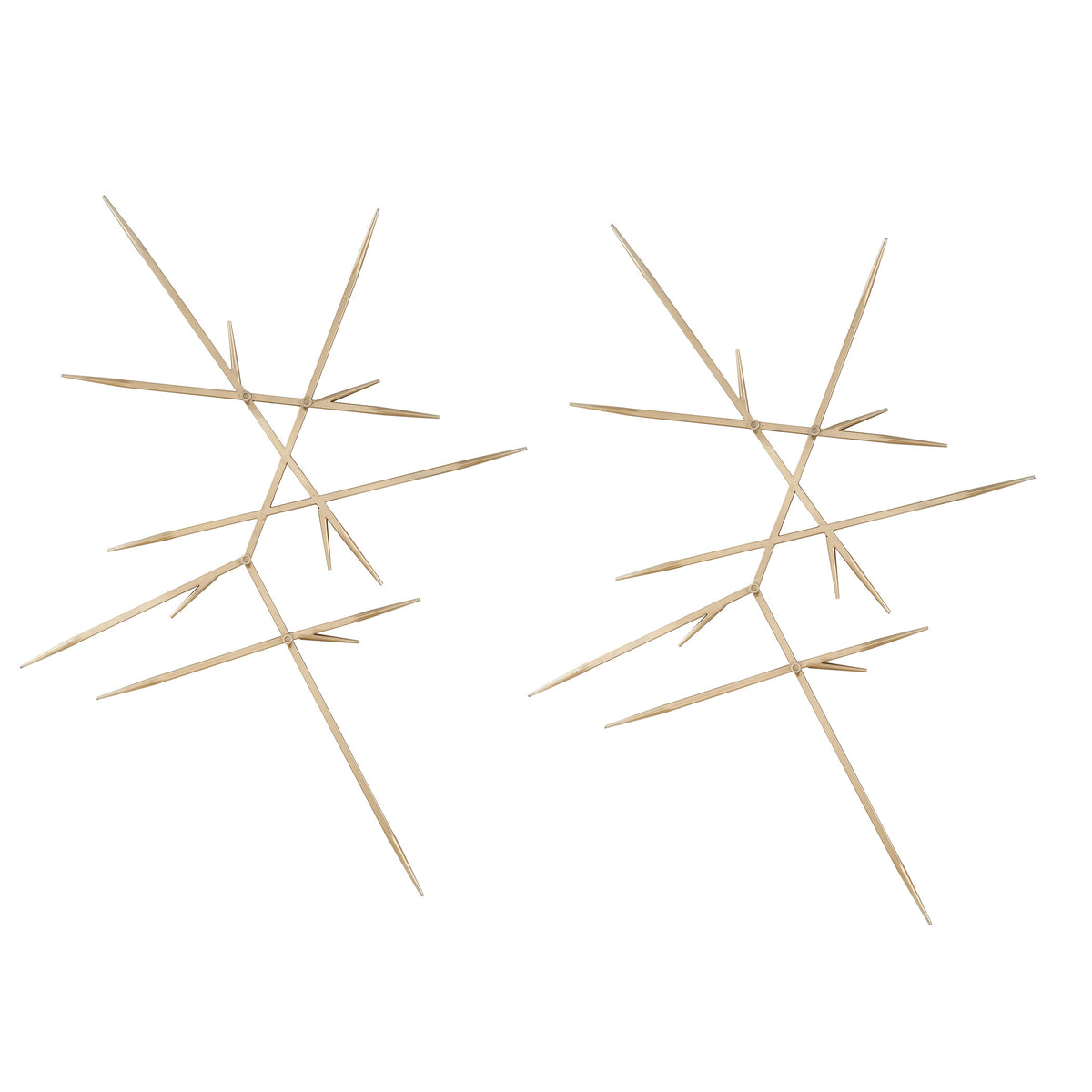 Fireworks Silver Wall Decor Set/2